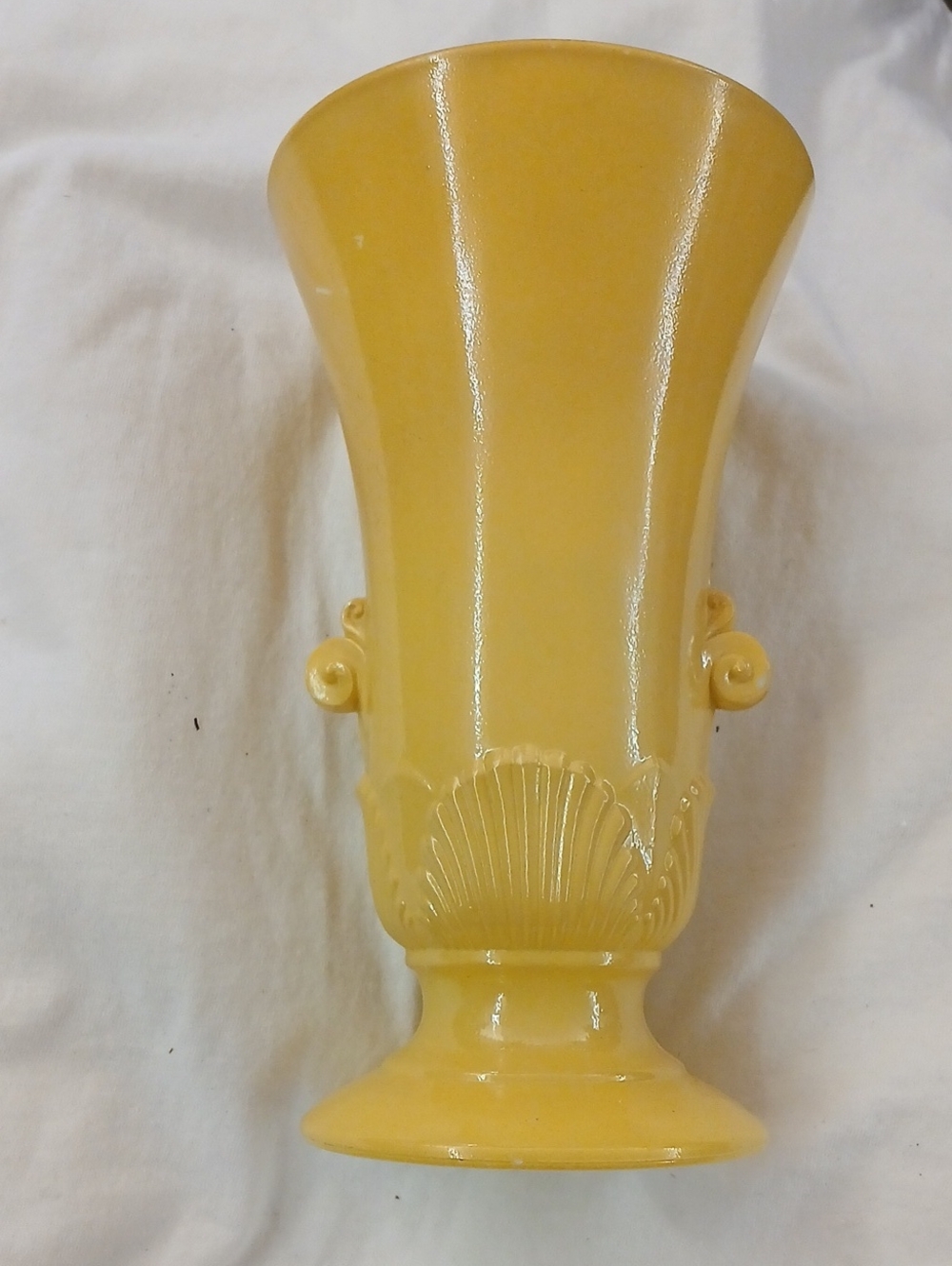 Yellow Decorative Ceramic Urn Vase - Classic Home Accents